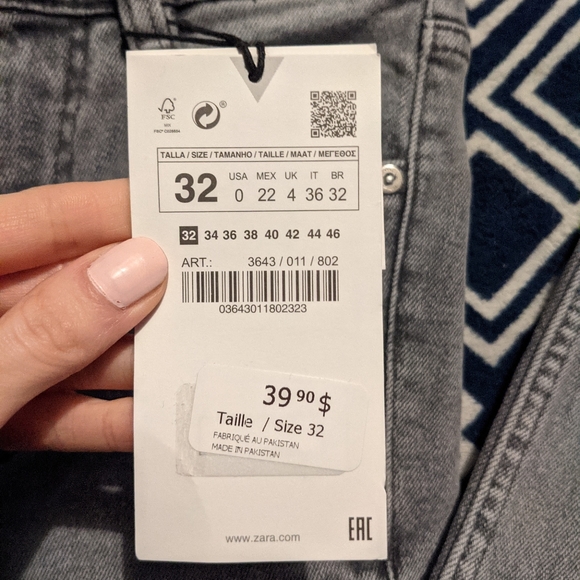 Zara Hi-Rise Vintage Skinny Jeans - Picture 6 of 6